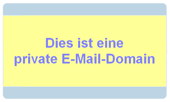 Dies ist eine private E-Mail-Domain